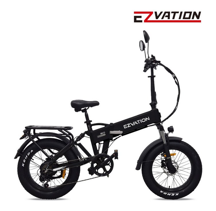 이지베이션 BKO 전기자전거 850W 48V 오프로드 팻바이크 자토바이 접이식 자전거, 크림화이트 48V 10Ah, 알루미늄