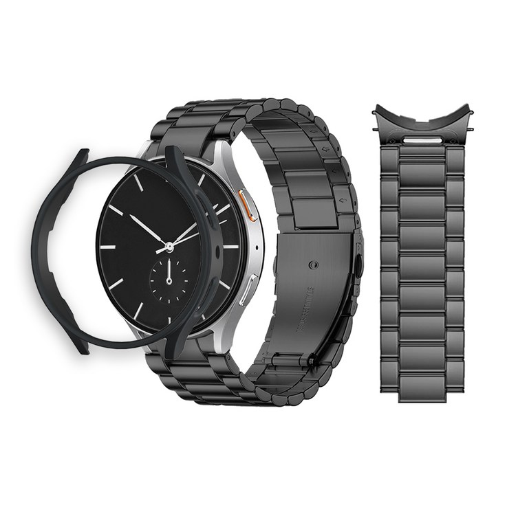 티엑스엘엑스 갤럭시워치 원터치 메탈 스트랩  보호 케이스 세트