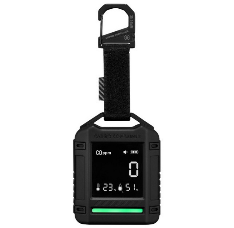 카고컨테이너 캠핑 일산화탄소 경보기 감지기 CO체커 세이프 CO 디텍터, 블랙, 1개