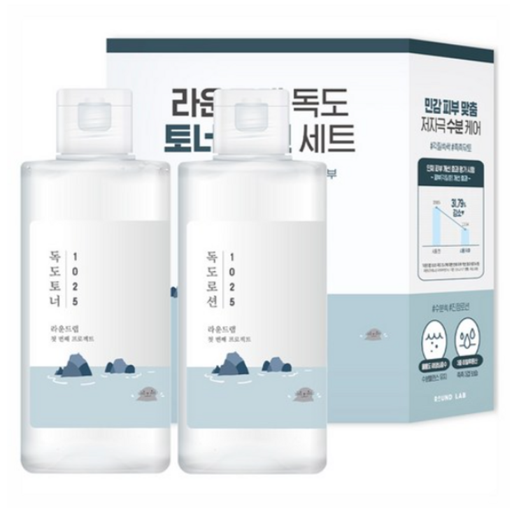 라운드랩 독도 토너 200ml 로션 200ml 세트