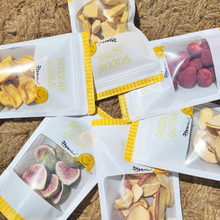 딜리셔스글로벌 동결건조 과일칩 6종세트 50g6세트, 6세트, 50g