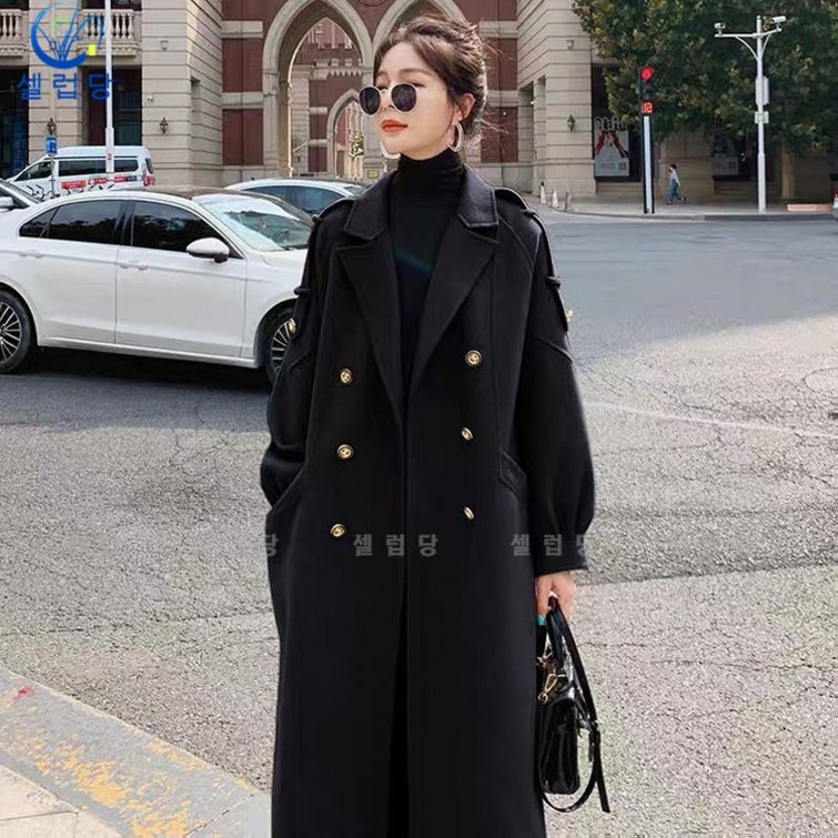 셀럽당 여 모직 코트